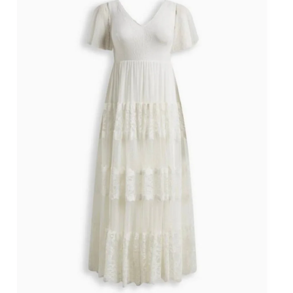 Torrid boho wedding gown - Picture 5 of 7